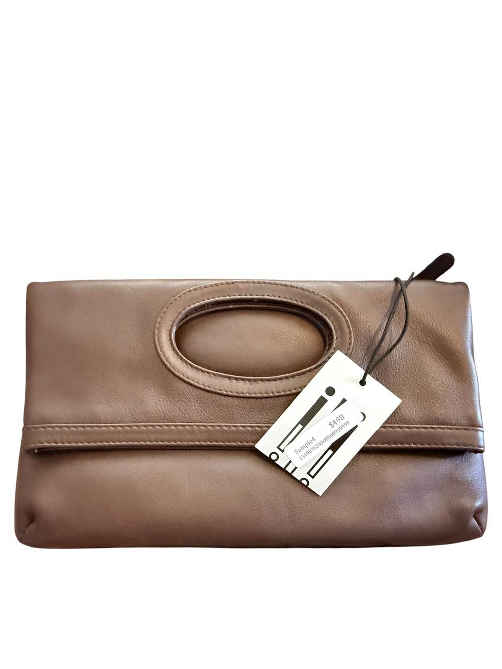 100% Leather -Ili NY fold-over clutch & Tote -No Call Outs